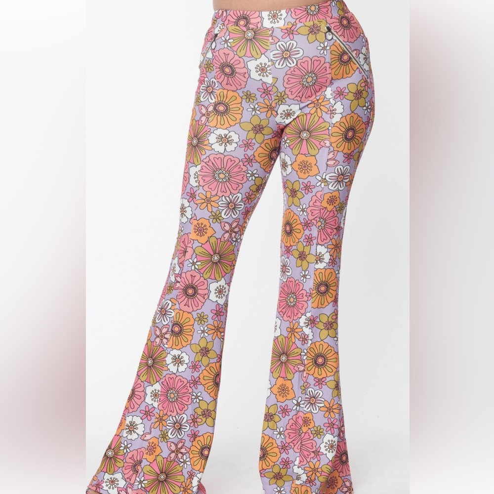 Smack Parlor from u pique vintage 2 piece hippie retro floral set size small/4 - Picture 4 of 10